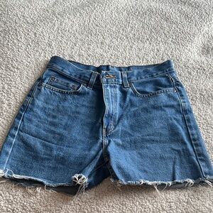 Blue Denim Shorts